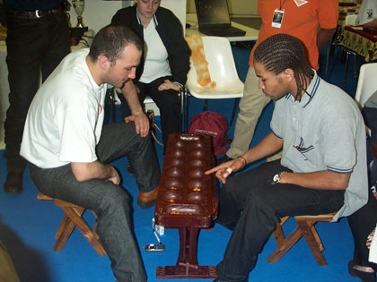 Danildo da Cunha playing Blaise Joly