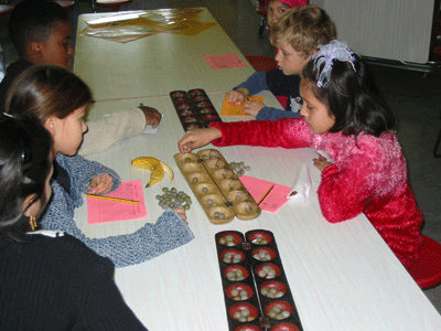 Pupils from various Primary Schools facing each other in tense competition